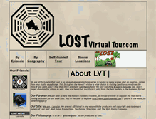 Tablet Screenshot of lostvirtualtour.com